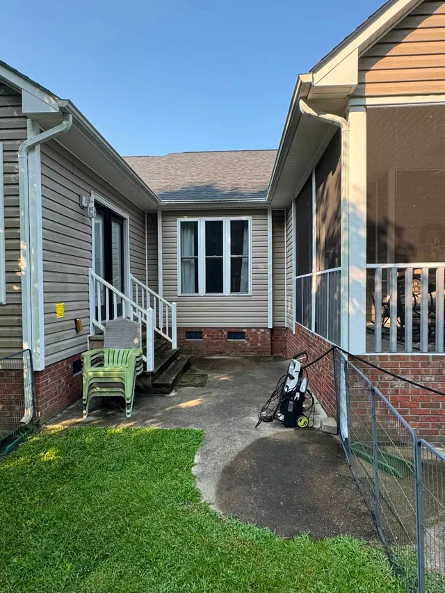 Back walkway — before — Ray-Nor-Shine Pro Wash job photo